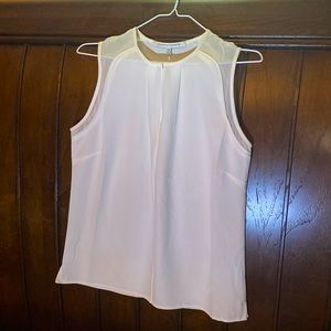 White dressy tank by collective concepts